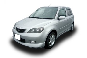 Mazda Demio Automatic A/C car for hire in Paphos Cyprus