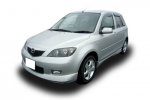Mazda Demio Automatic A/C car for hire in Paphos Cyprus
