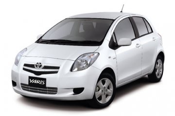Toyota Yiaris Automatic A/C car for hire in Paphos Cyprus