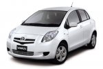 Toyota Yiaris Automatic A/C car for hire in Paphos Cyprus