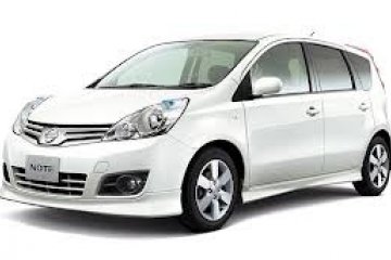 Nissan Note Automatic car for hire in Paphos Cyprus